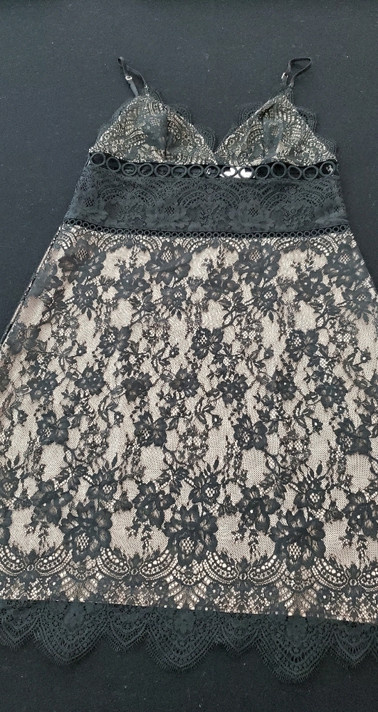 VS lace slip dress